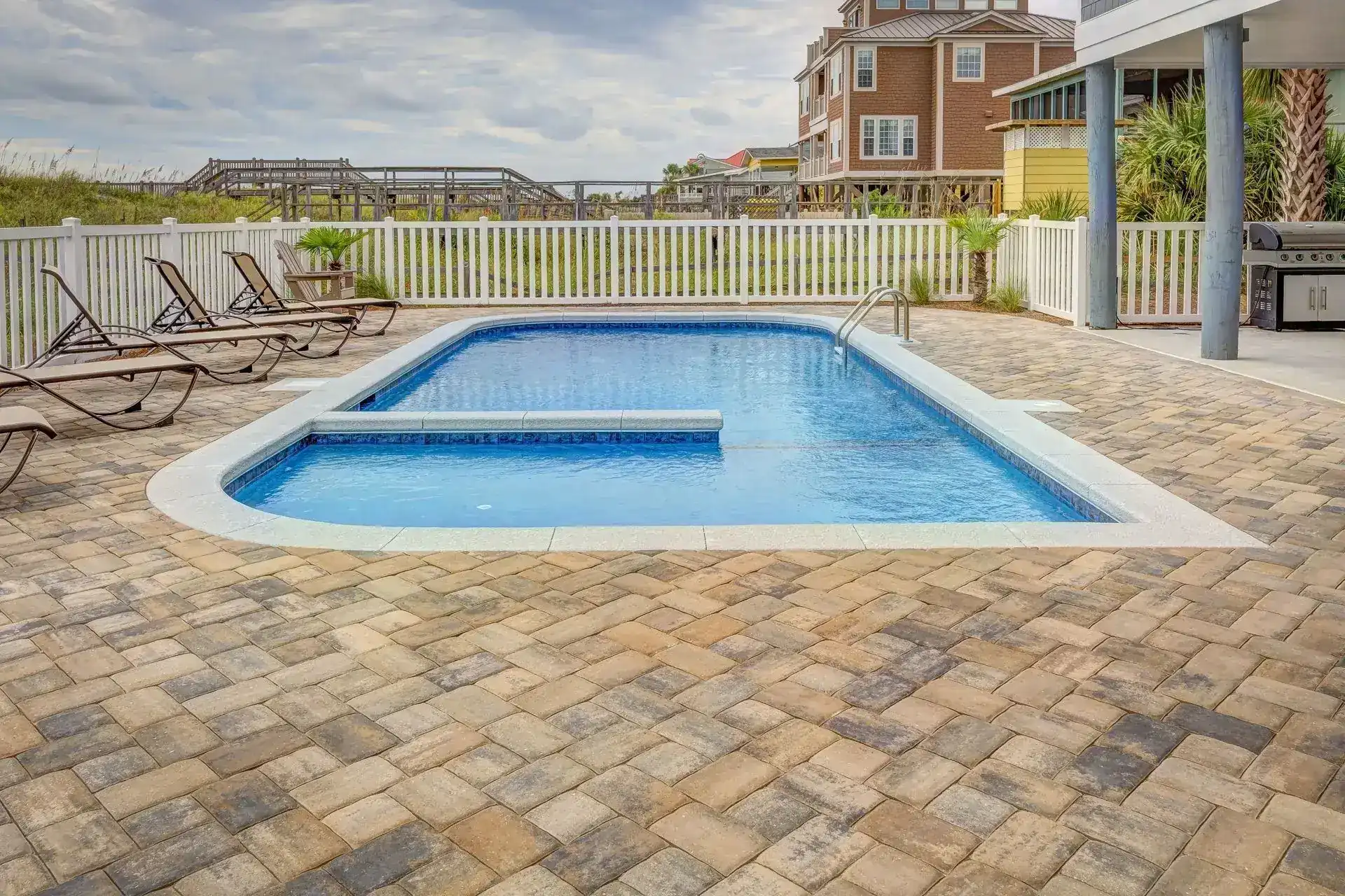 Residential pool and backyard site planning